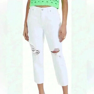 Good American Women's Good Girlfriend White Jeans 4/27